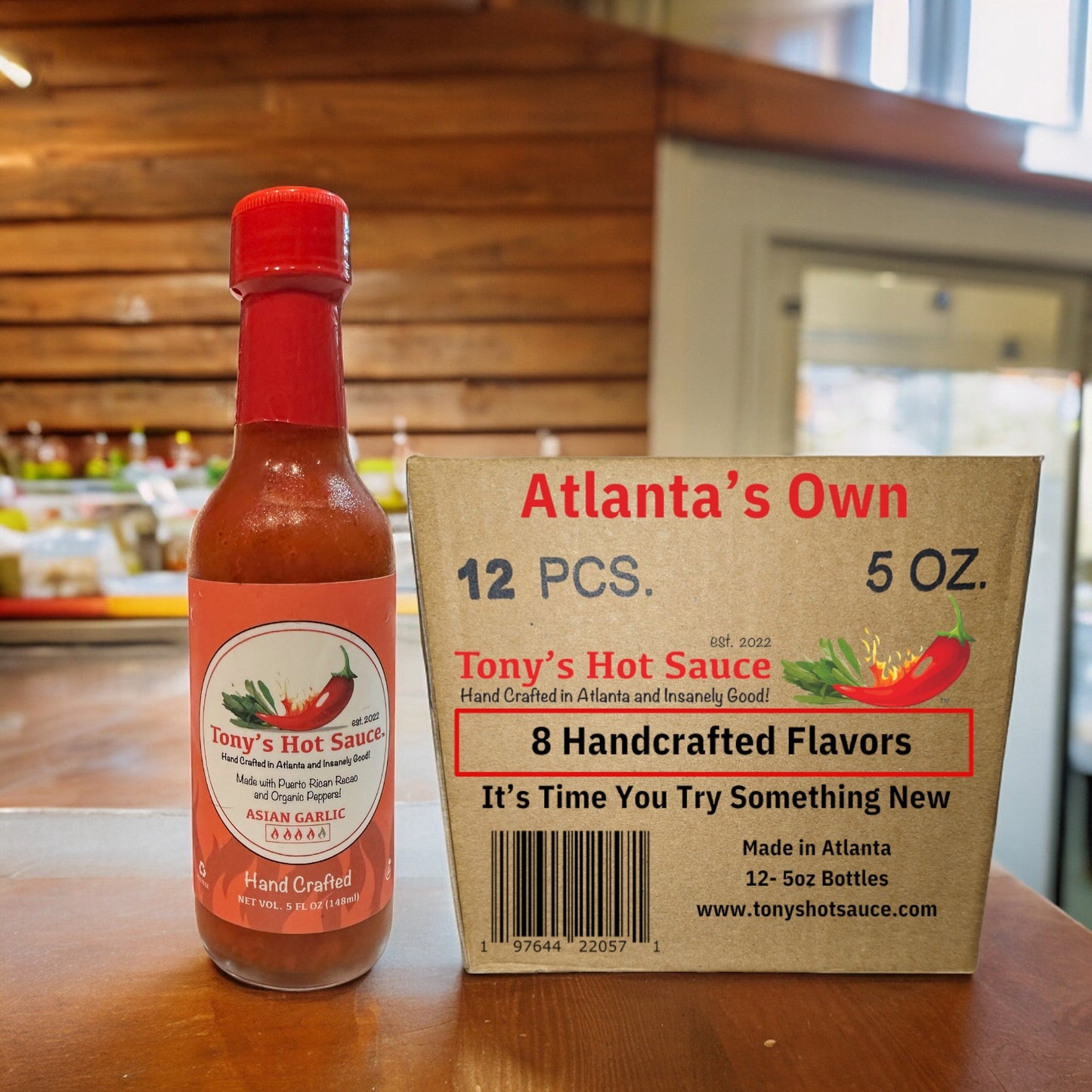 Tony's Handcrafted - "Asian Garlic" Hot Sauce 5 oz