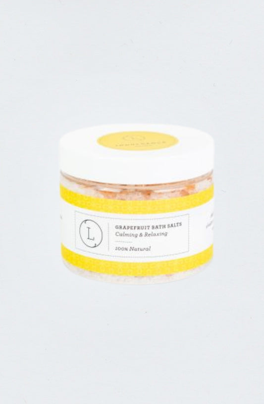 Grapefruit Natural Bath Salt Soak with Dead sea, Epsom and Himalayan salts