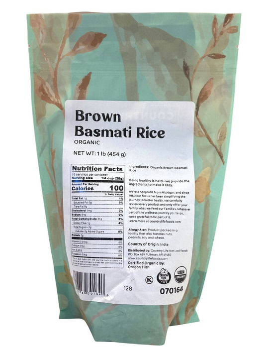 Basmati Rice, Brown, Organic