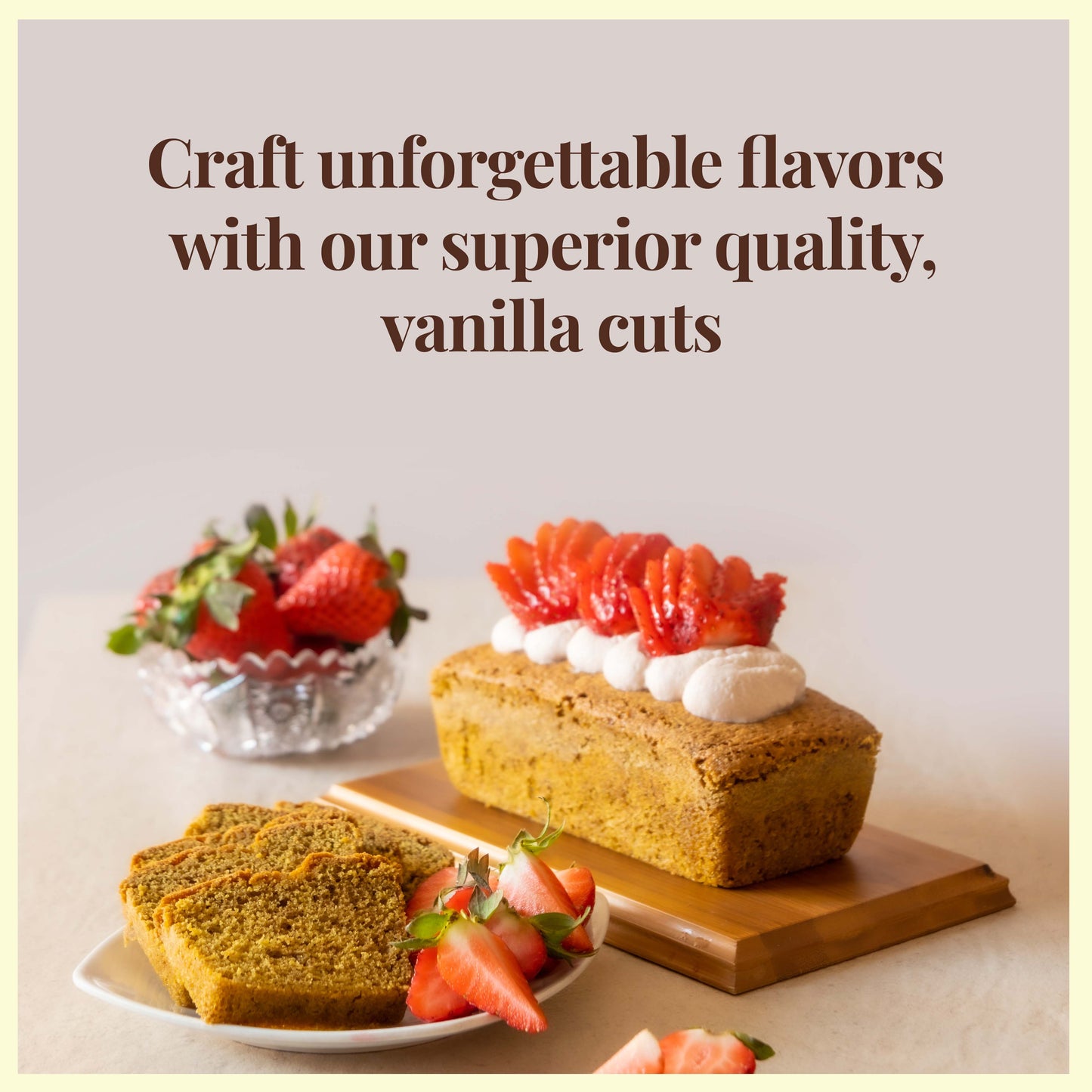 Premium Vanilla Cuts - 1 lb. Cut from Whole Vanilla Beans Grade B