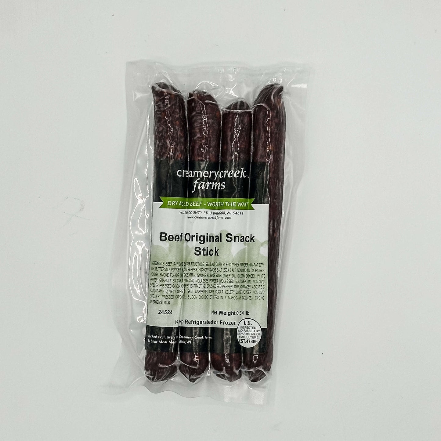 All Beef Meat Snack Sticks