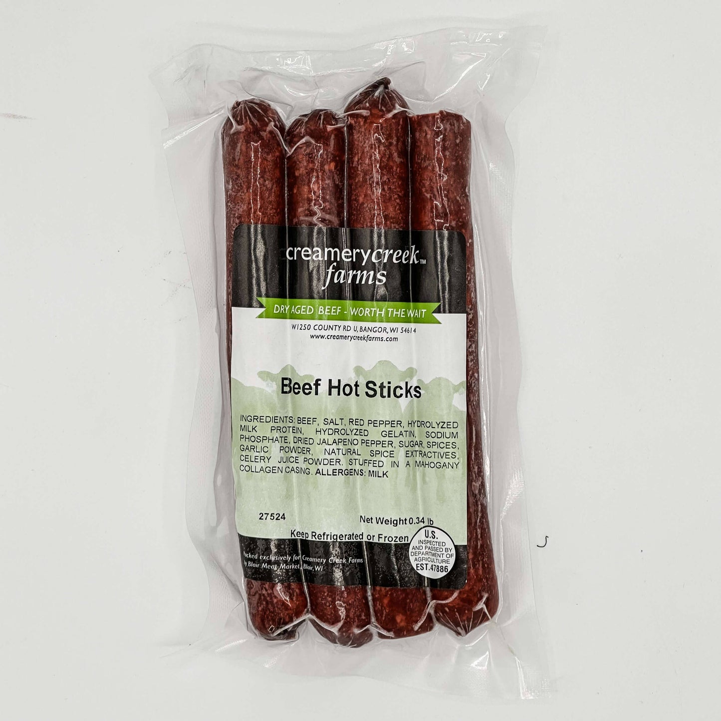All Beef Meat Snack Sticks