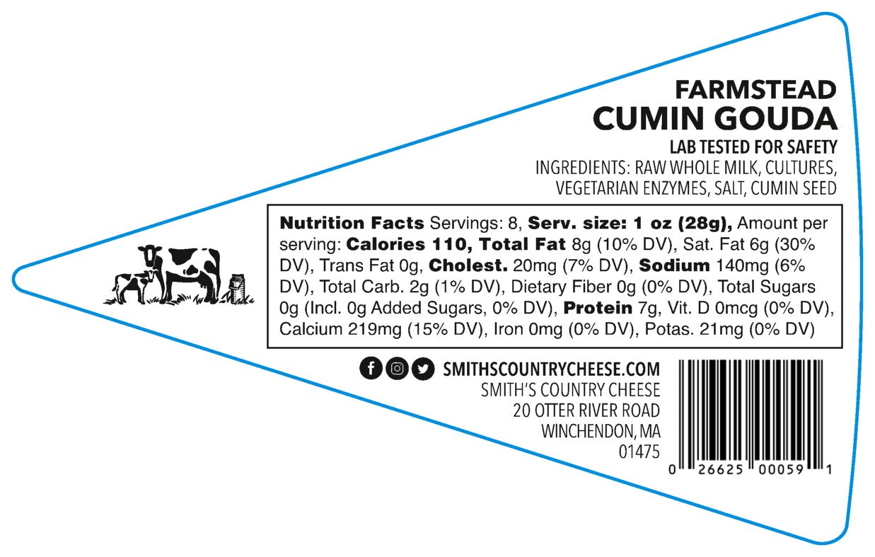 Farmstead Gouda With Cumin Seed (Leyden)