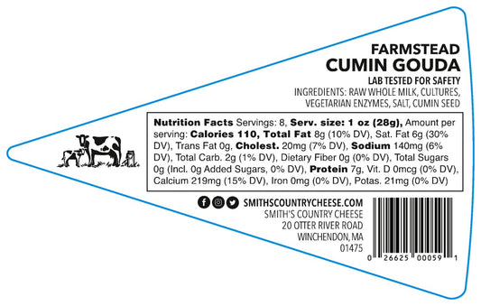Farmstead Gouda With Cumin Seed (Leyden)