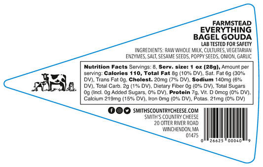 Everything Bagel-Rubbed Farmstead Gouda
