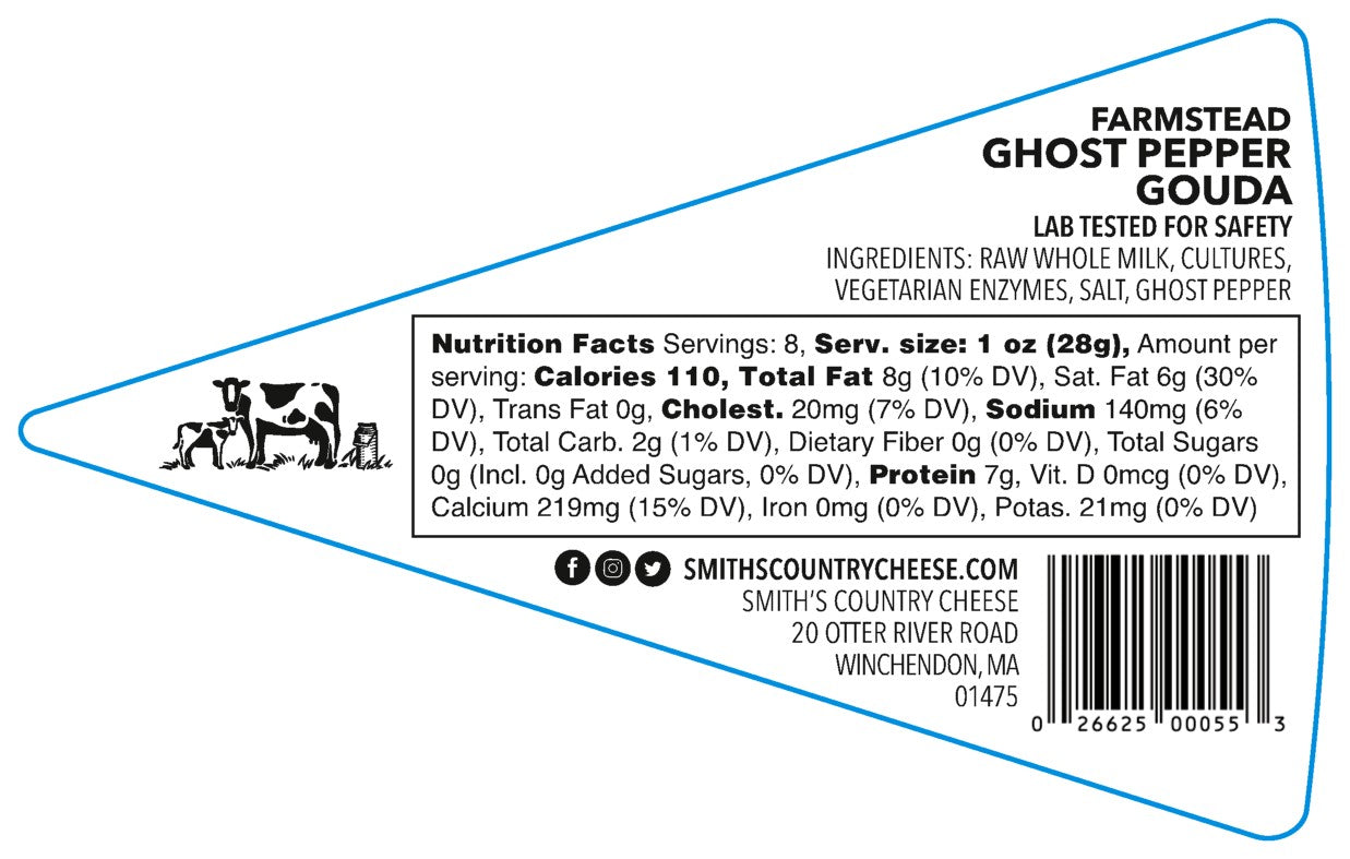 Ghost Pepper Farmstead Gouda