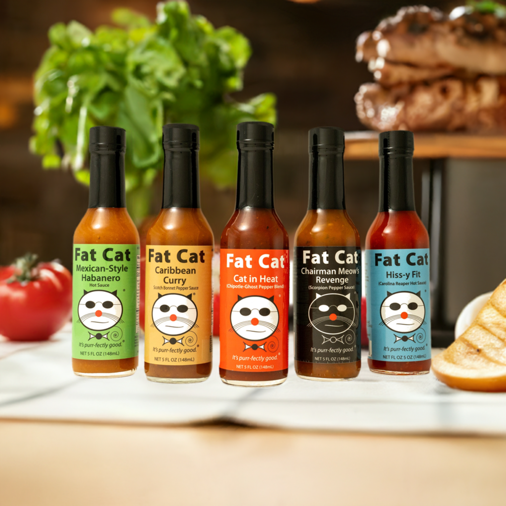 Heat-Seeking Inferno 5 Bottle Hot Sauce Bundle