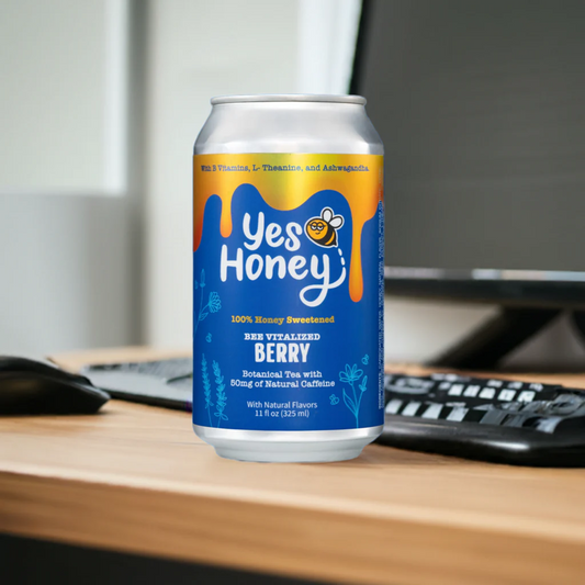 Bee Vitalized Sparkling Honey Sweetened Berry Tea