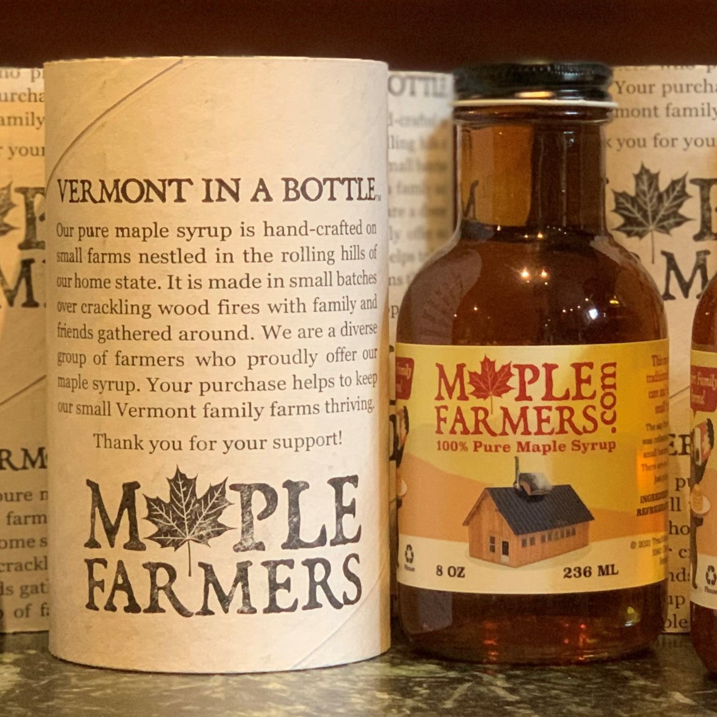 Half-Pint Glass Bottles