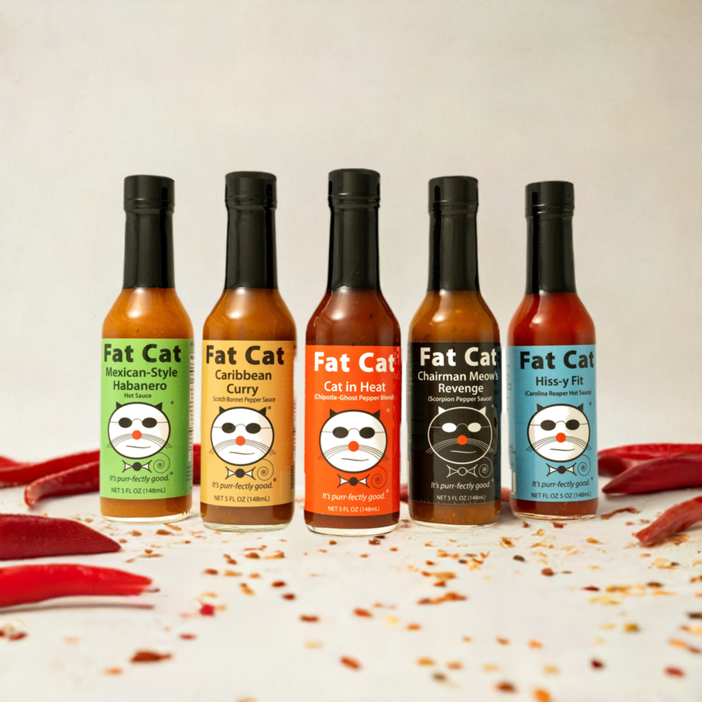 Heat-Seeking Inferno 5 Bottle Hot Sauce Bundle