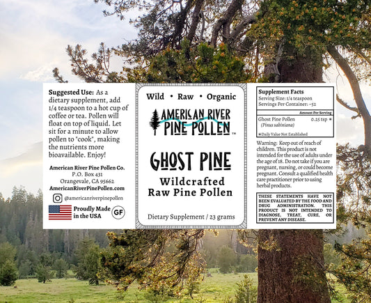 Ghost Pine Pollen - Raw and Wild-Harvested