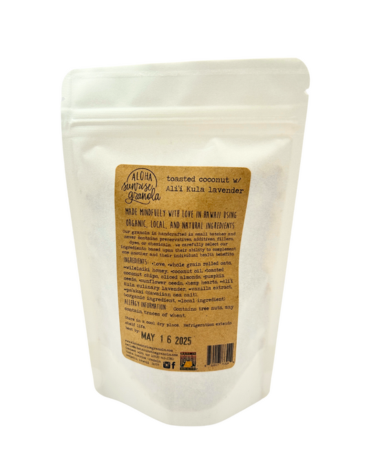Aloha Sunrise Granola - Toasted Coconut w/ Ali'i Kula Lavender