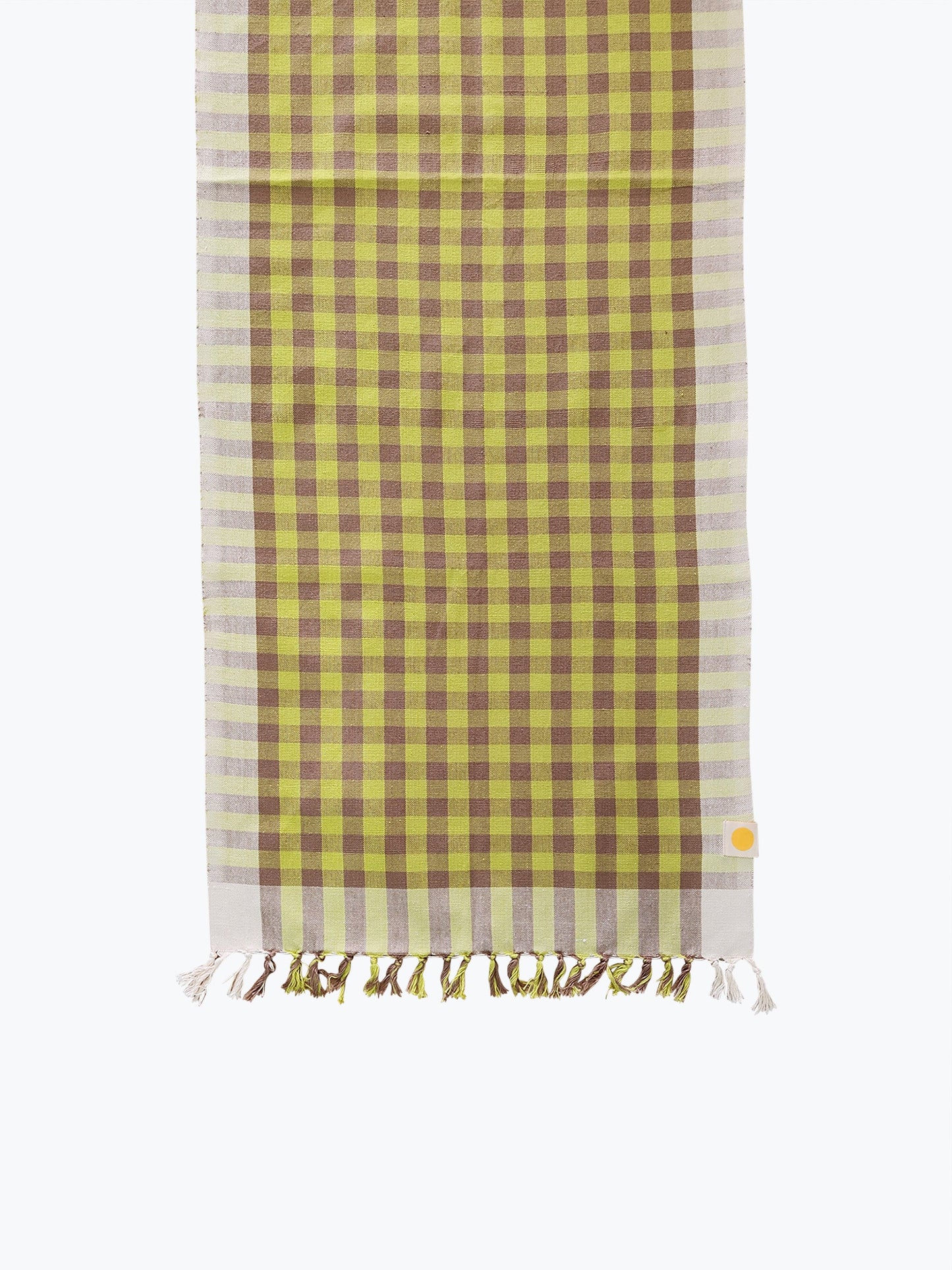 Grid Plaid Table Runner - Limon