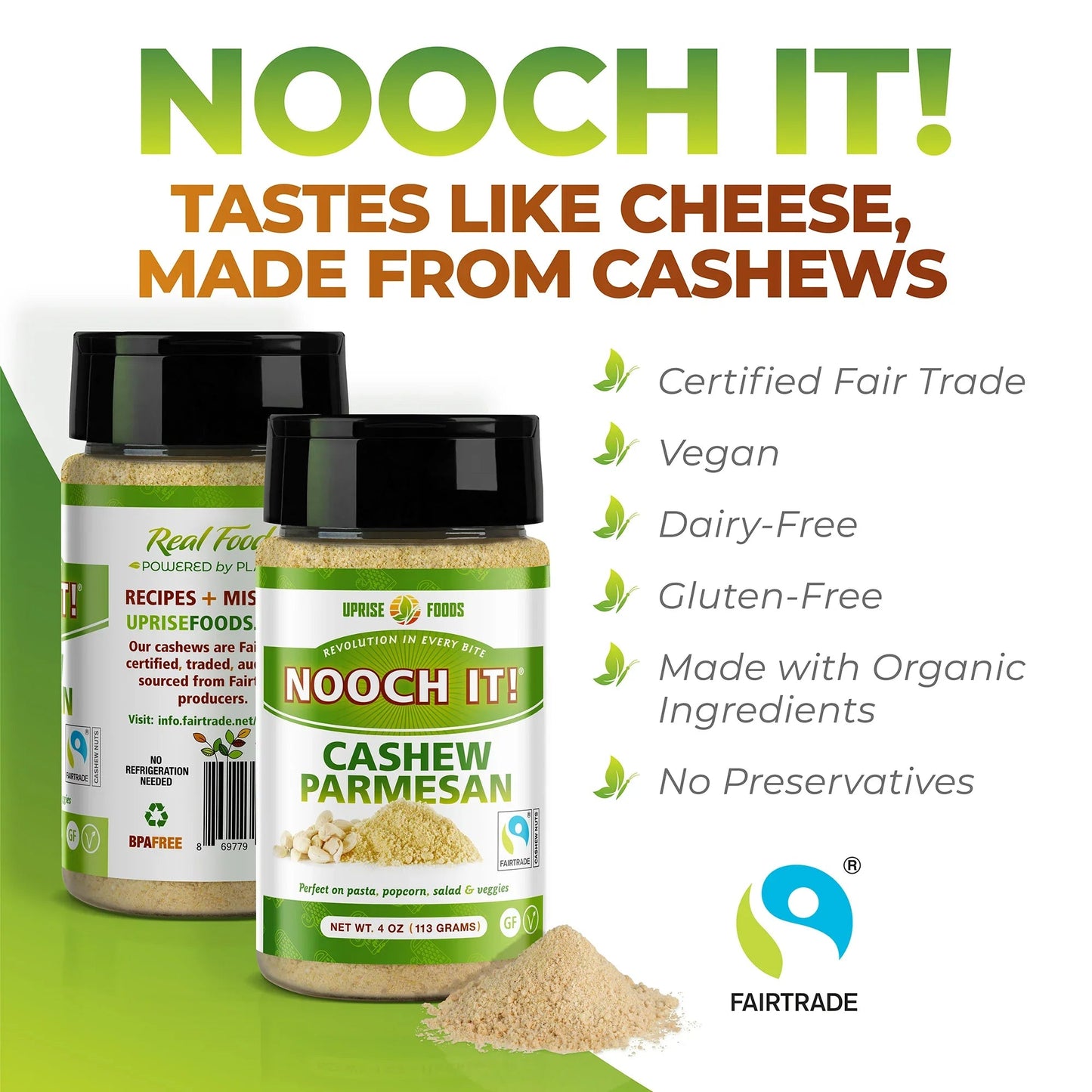 NOOCH IT! 4oz Shaker Bottle (18) Unit Wholesale Case