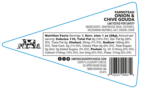 Farmstead Gouda With Onion & Chive