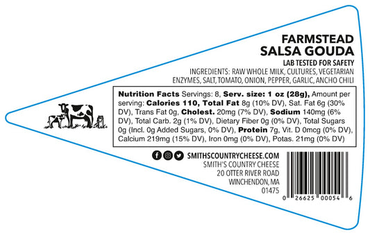 Salsa-Rubbed Farmstead Gouda