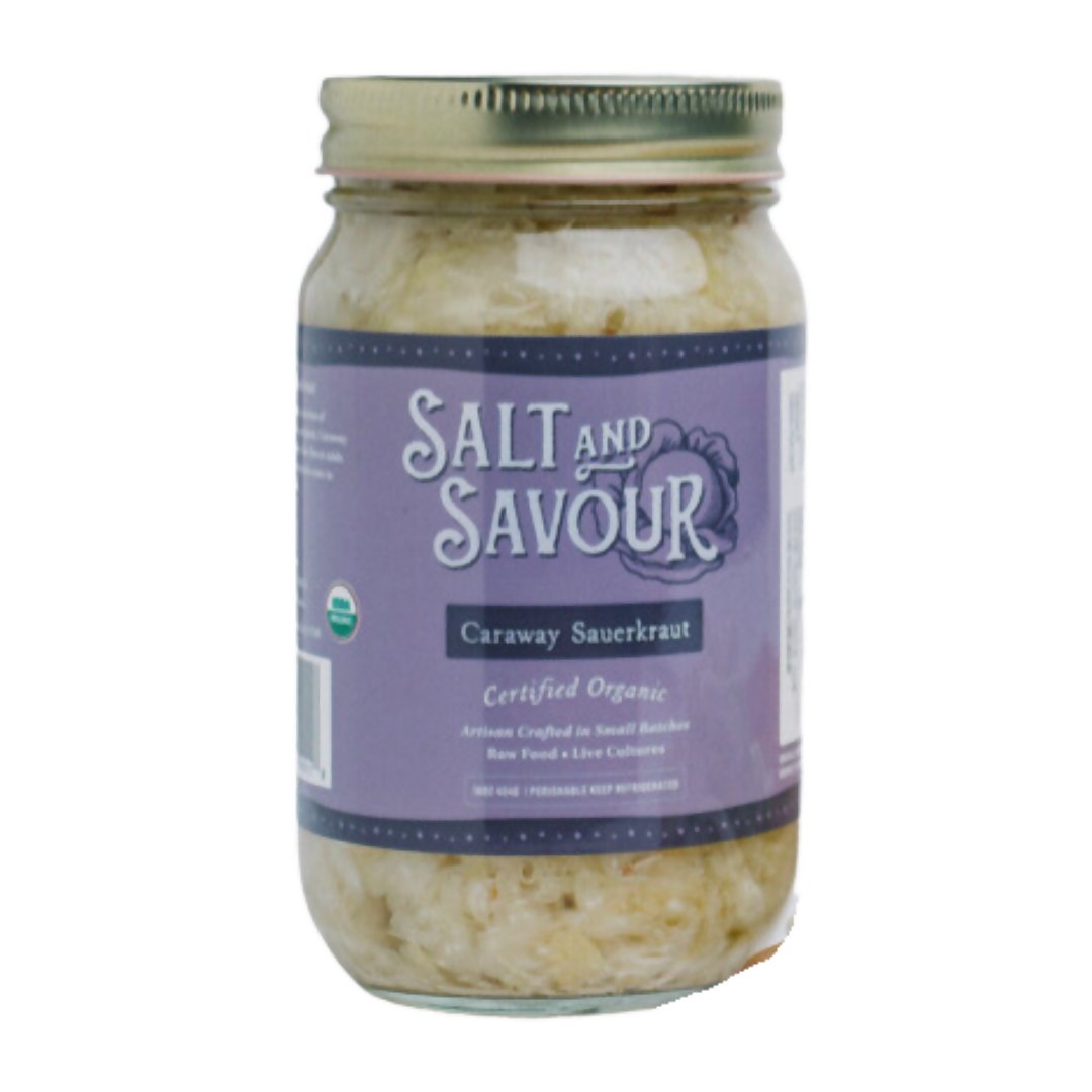 Salt and Savour Sauerkraut with Caraway Seed