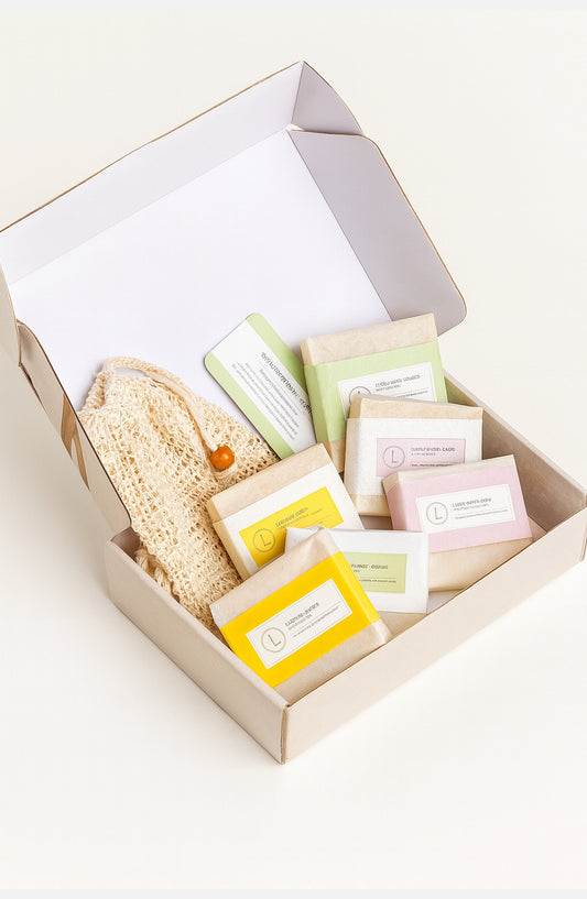 2x Natural Cold Process Soap Bar with Essential oils