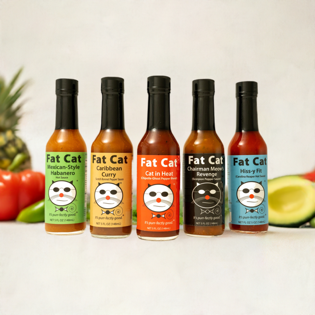 Heat-Seeking Inferno 5 Bottle Hot Sauce Bundle