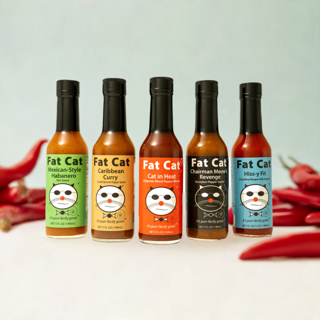 Heat-Seeking Inferno 5 Bottle Hot Sauce Bundle