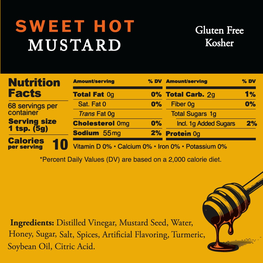 Sweet Hot Mustard With Honey
