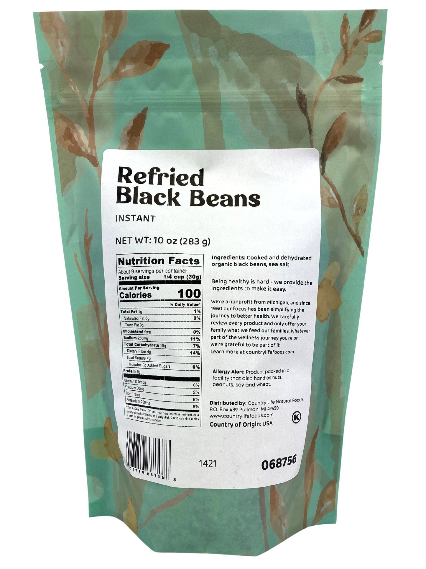 Black Beans, Organic, Instant