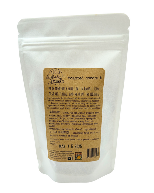 Aloha Sunrise Granola - Toasted Coconut