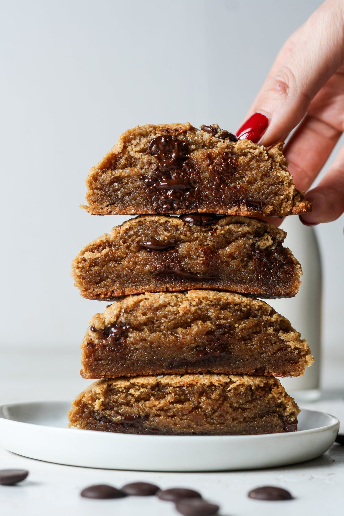 Vegan Chocolate Chip Cookies from Sweet Addison's, a vegan food gift