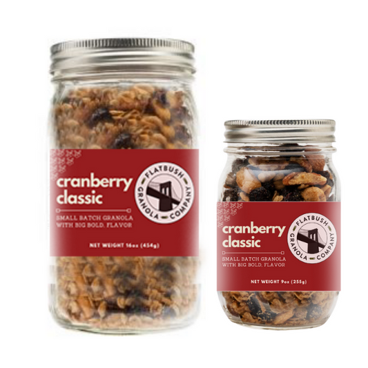 Flatbush Granola Company small-batch granola in jars and pouches