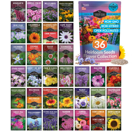 Functional flower garden seed kit, a Mother's Day gift