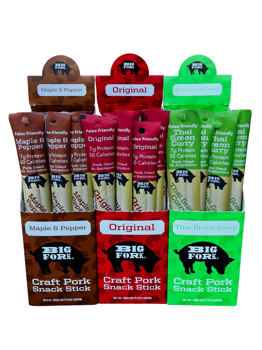 Craft Pork Snack Stick Collection (60 Sticks Total) from Madeline's