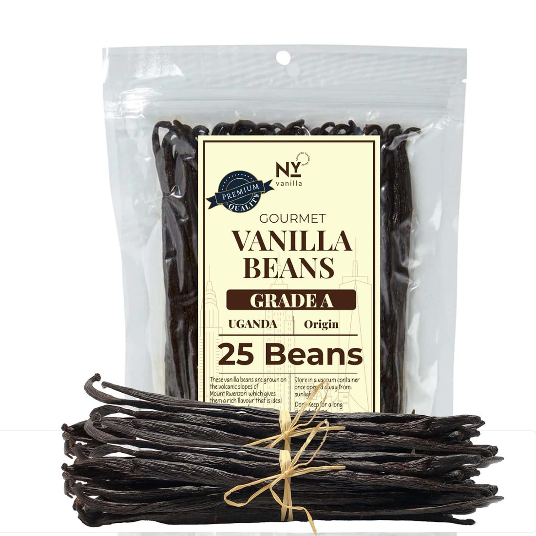NY Vanilla Grade A Ugandan vanilla beans