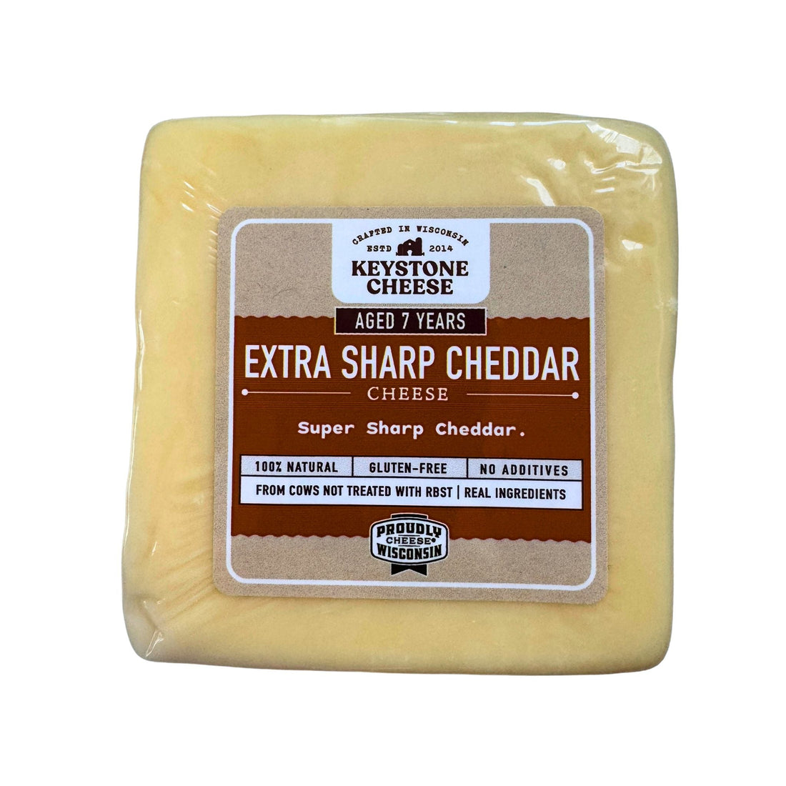 Keystone Cheese 7 Year Aged White Cheddar