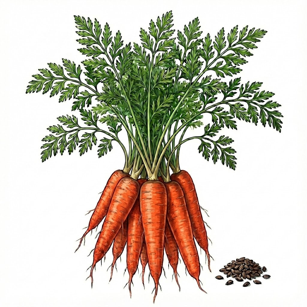 99Heirlooms heirloom Scarlet Nantes carrot seeds