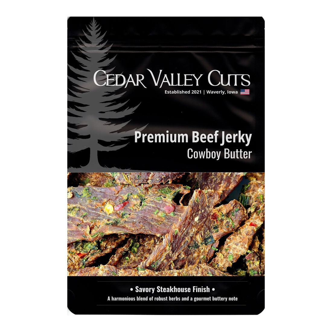 Cedar Valley Cuts Cowboy Butter beef jerky