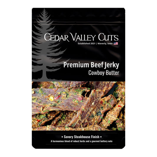 Cedar Valley Cuts Cowboy Butter beef jerky
