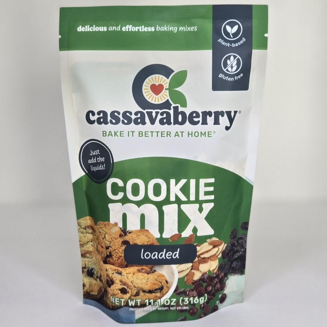 Cassavaberry gluten-free loaded cookie mix