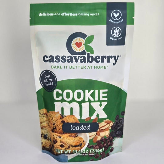 Cassavaberry gluten-free loaded cookie mix