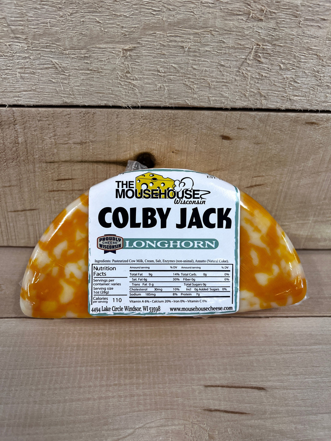 Mousehouse Cheesehaus Colby Jack Longhorn Wisconsin cheese