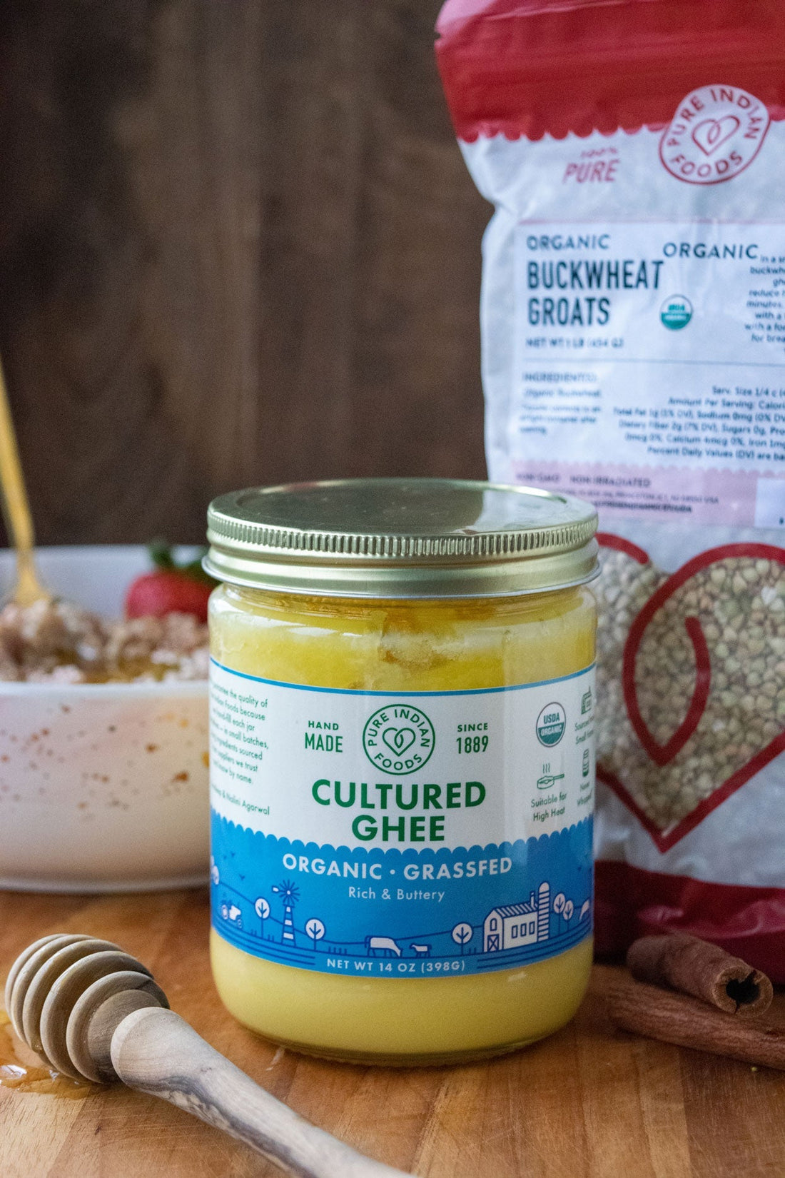 Pure Indian Foods cultured grassfed organic ghee
