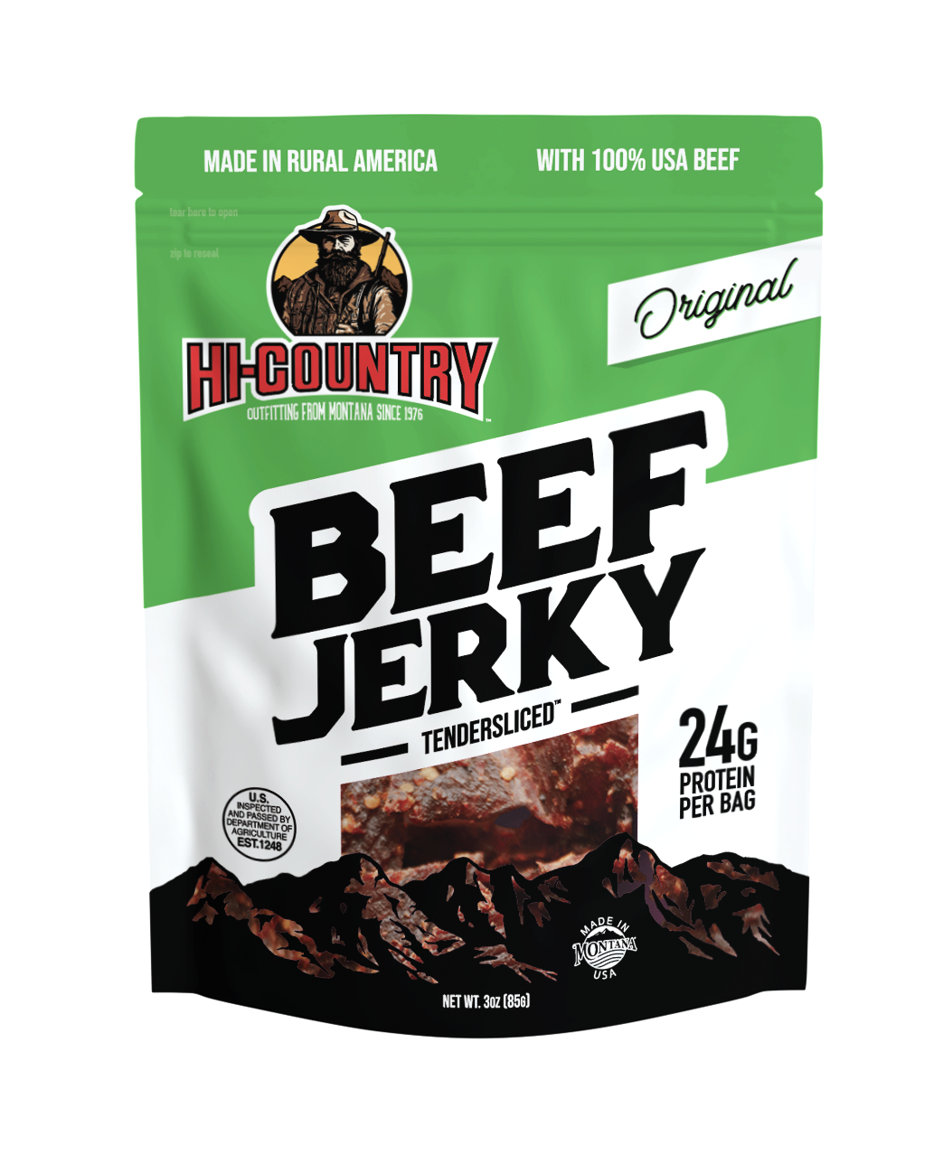 Hi-Country Snack Foods original beef jerky