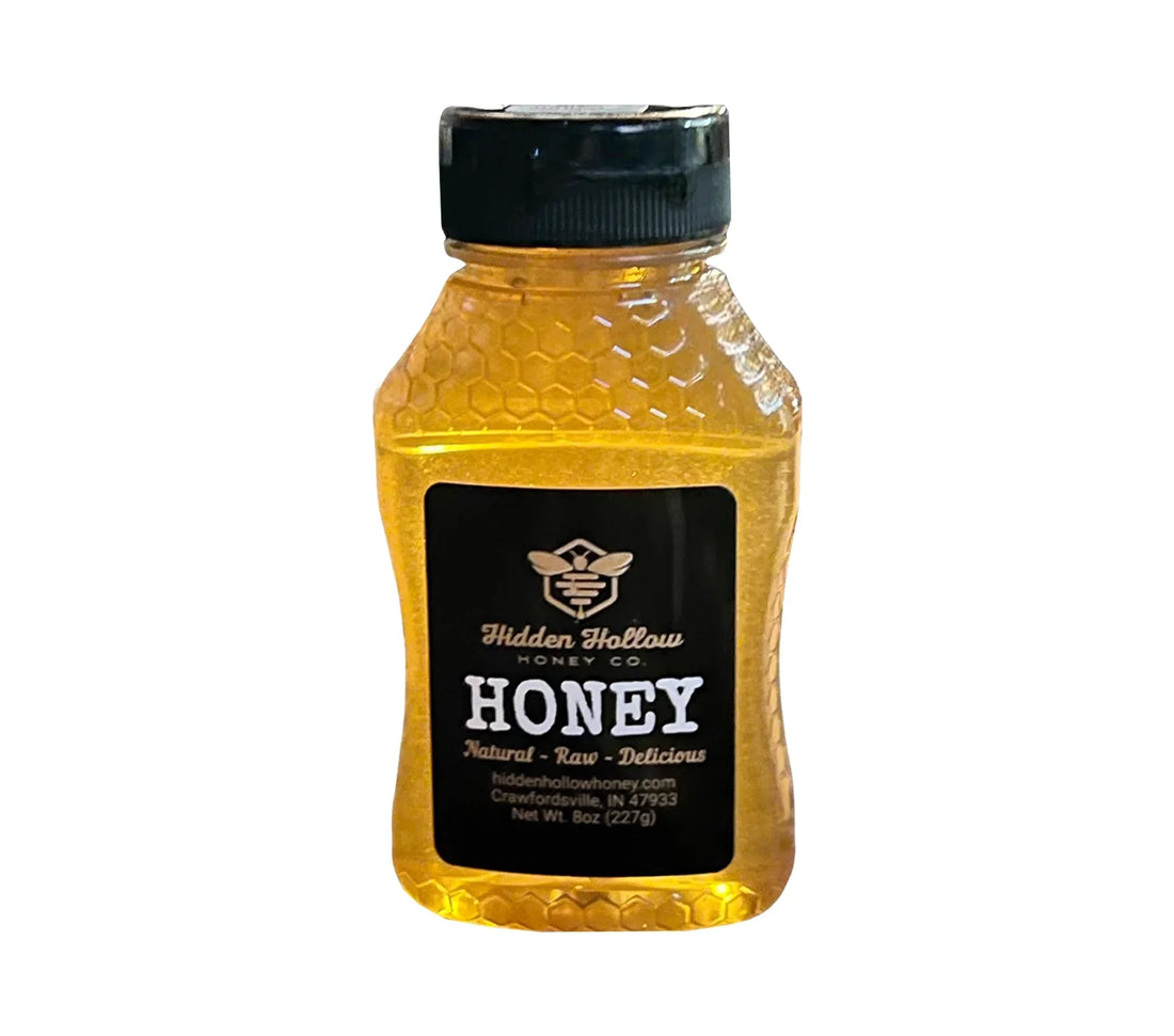 Hidden Hollow Honey raw honey jar