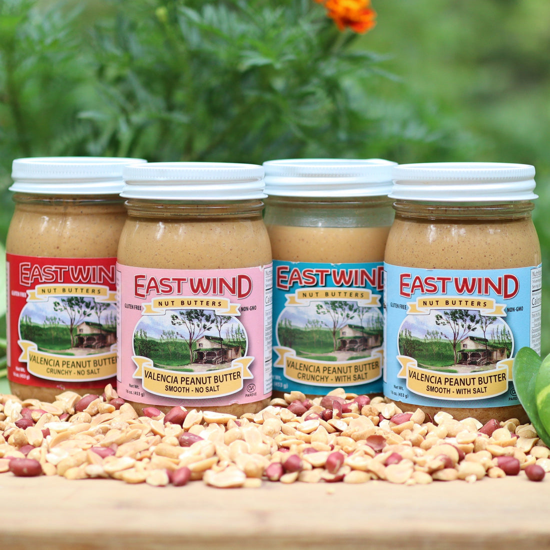 East Wind Valencia peanut butter jar