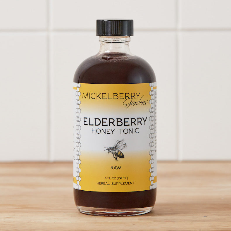 Mickelberry Gardens Elderberry Honey Tonic raw oxymel