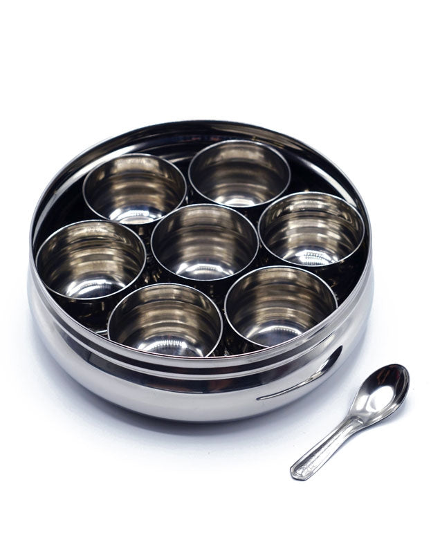 Stainless steel spice tray, a gift for a home cook