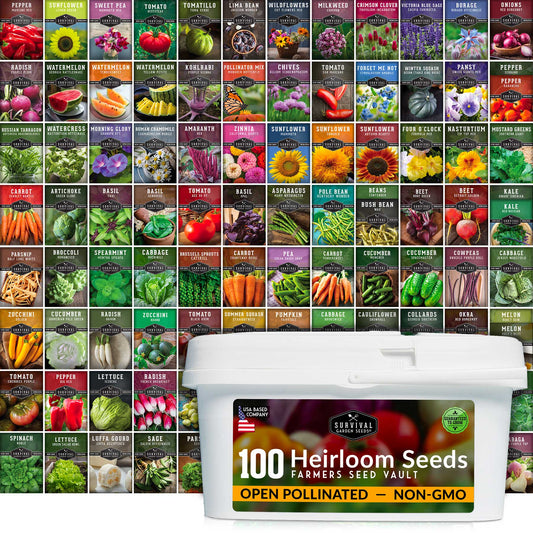 Survival Garden Seeds Complete Survival Garden Kit