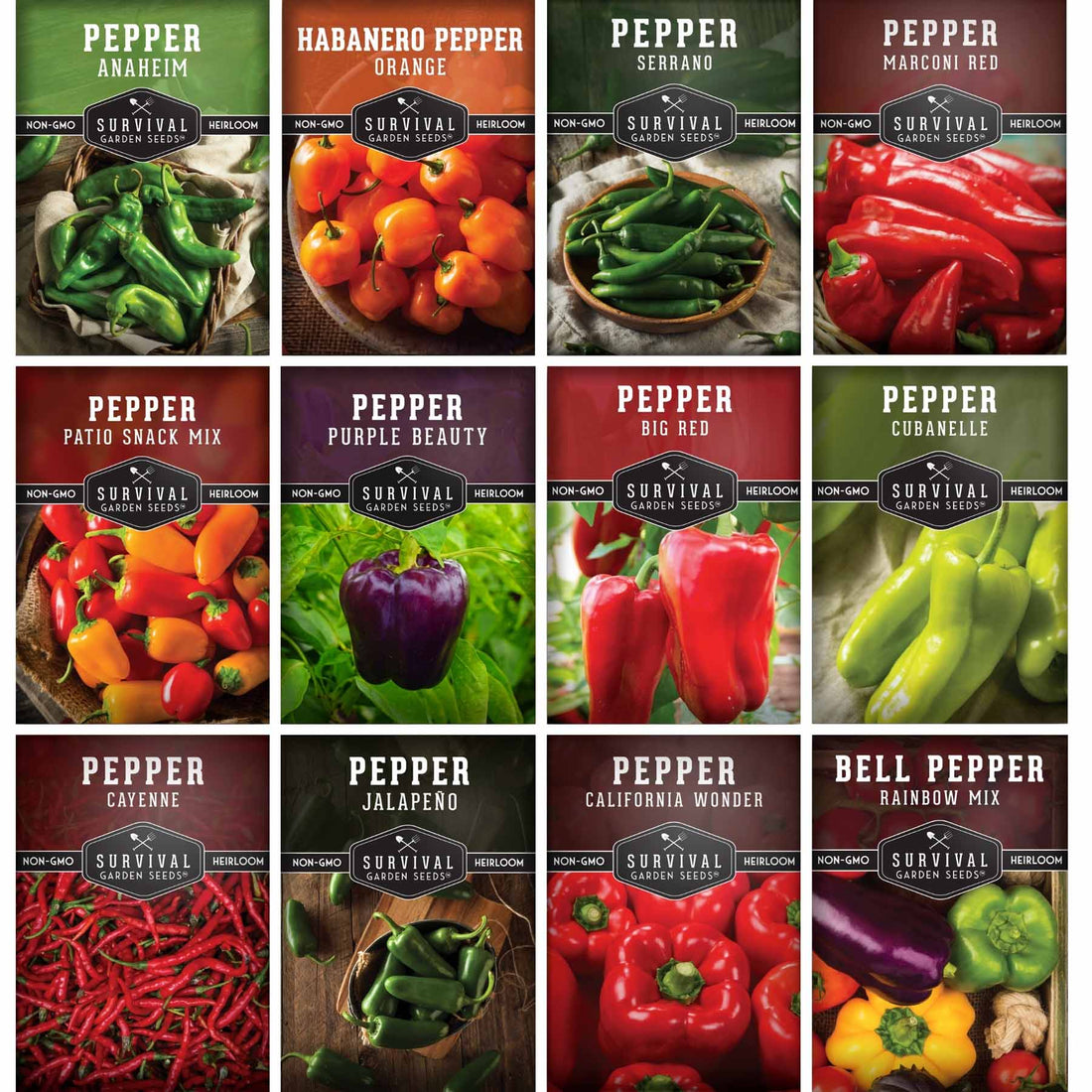 Heirloom vegetable seed varieties