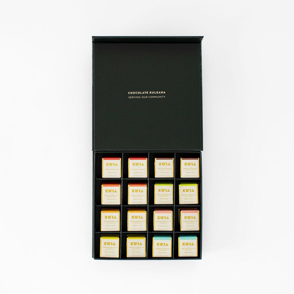 Assorted Dark Milk Chocolate Deluxe Gift Box from Maui Kuia Estate Chocolate, a birthday food gift