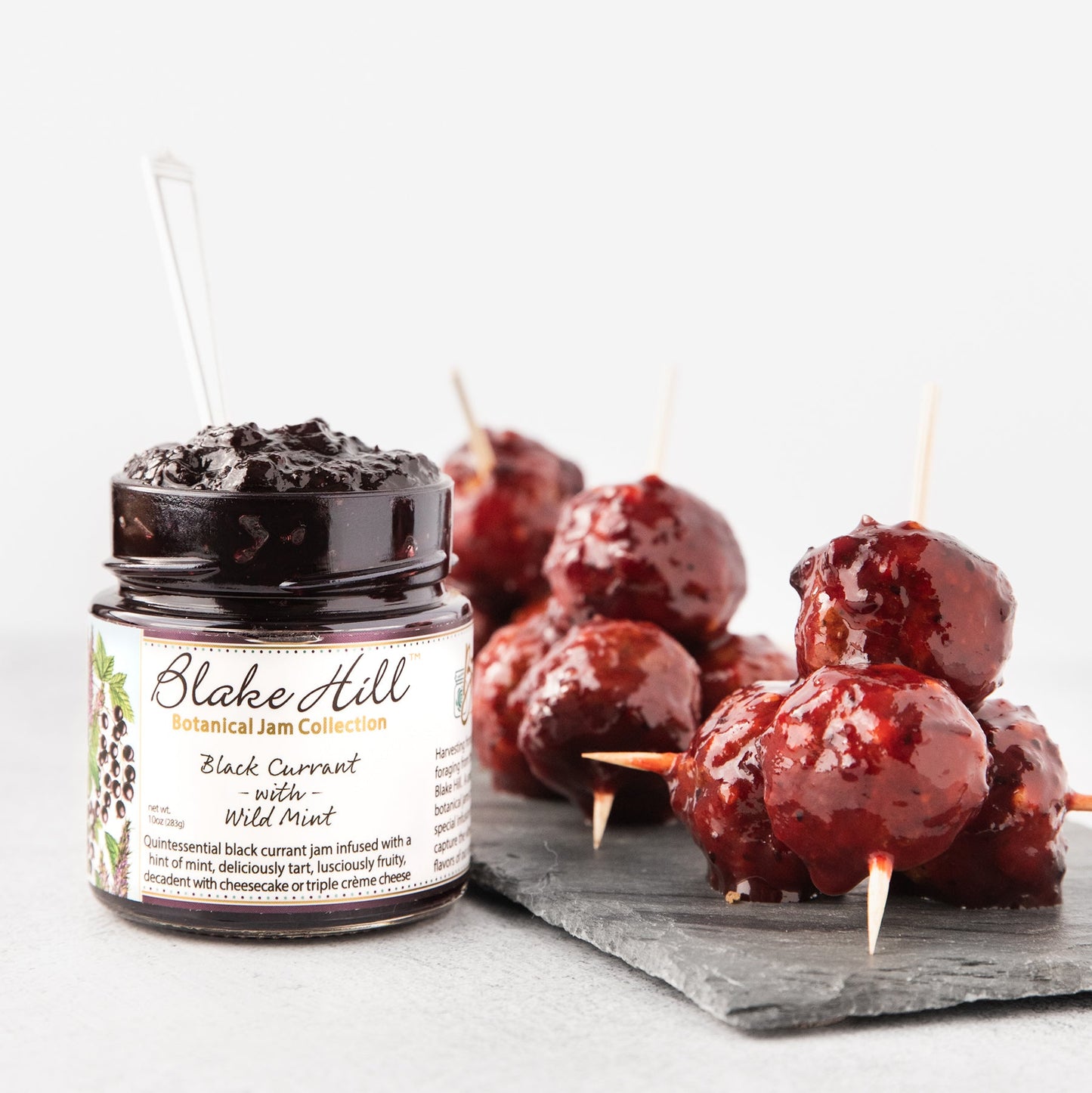 Black Currant with Wild Mint Jam