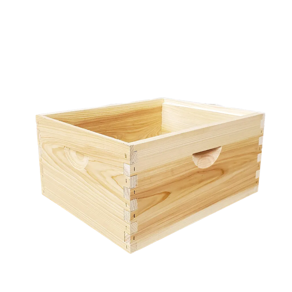 10-Frame Cypress Deep 9 5/8-Inch Brood Box by Foxhound Bee Company